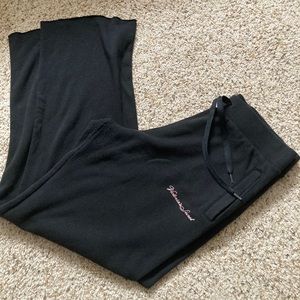Victoria's Secret sweatpants, pink writing